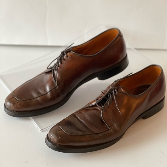 Allen Edmonds Men\'s Leather Oxford Delray Blucher Derby Lace Up Dress Shoe Sz 9A main image 5